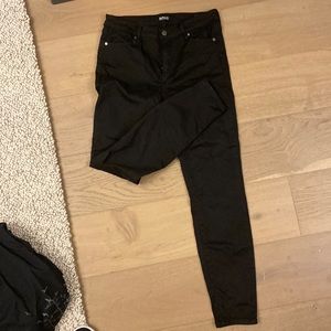 Women’s black cotton blend pants size 4